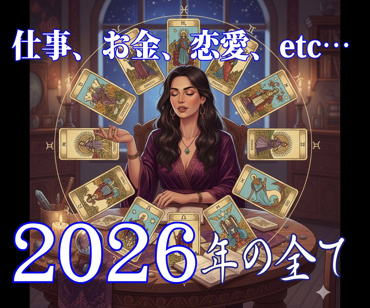 2026年の仕事、金運、恋愛、結婚運など全て視ます 1日1名様限定、選ばれた人だけに贈られる特別なギフト イメージ1