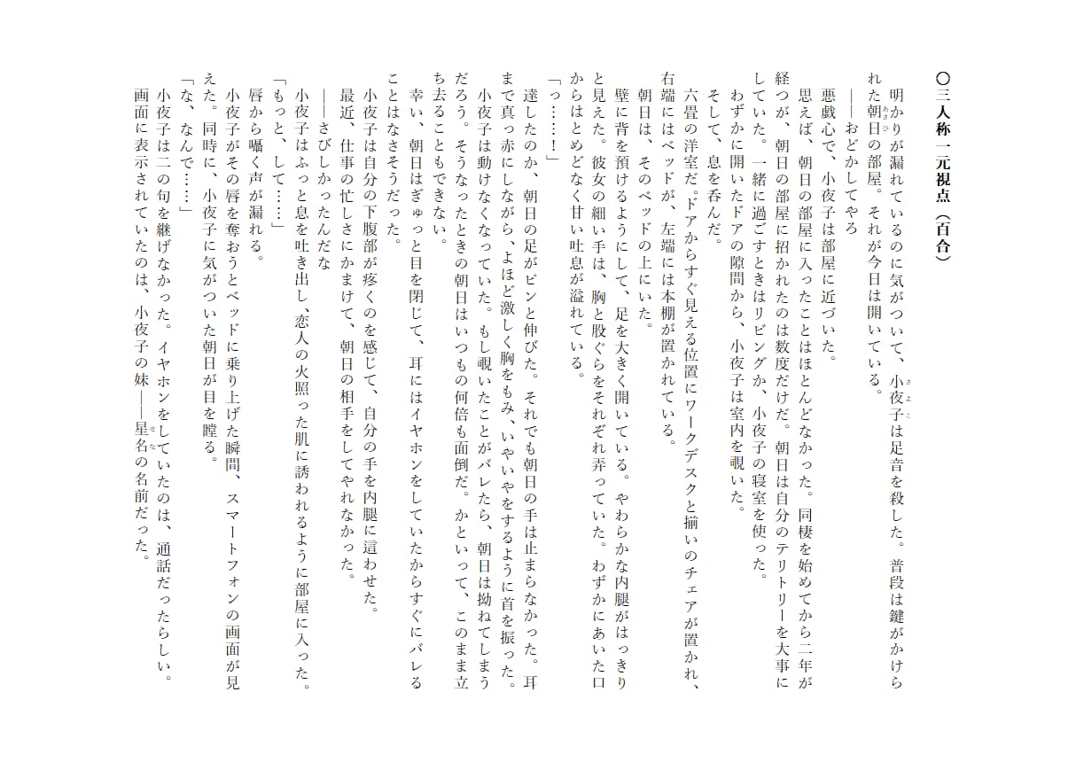 著作権譲渡・商用利用可！オーダーメイド小説書きます 小説、シナリオ、リライト、記事作成。純文学からラノベまで！ イメージ3