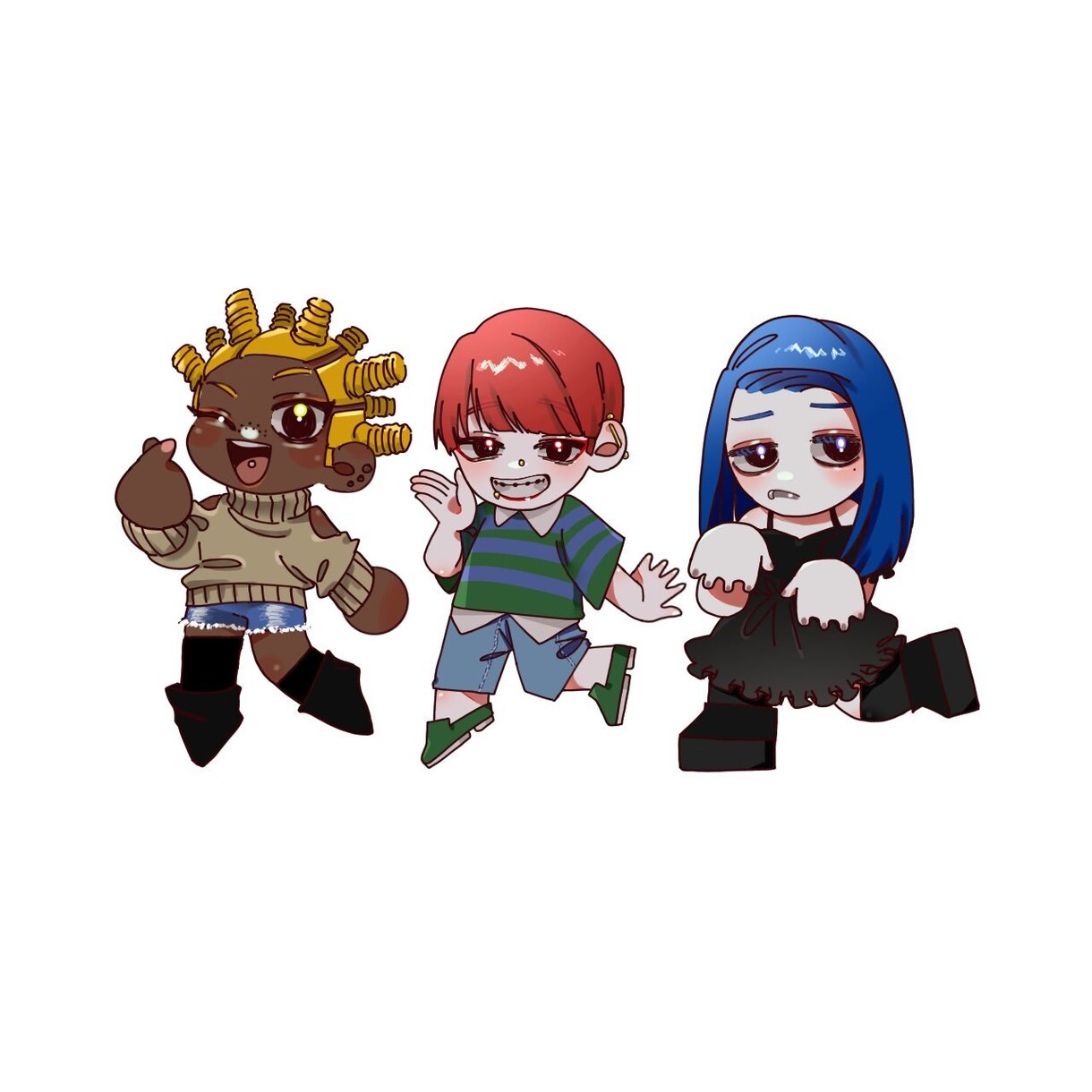 デフォルメキャラ描きます あなたのオリキャラちゃんデフォルメ化しませんか！ イメージ4