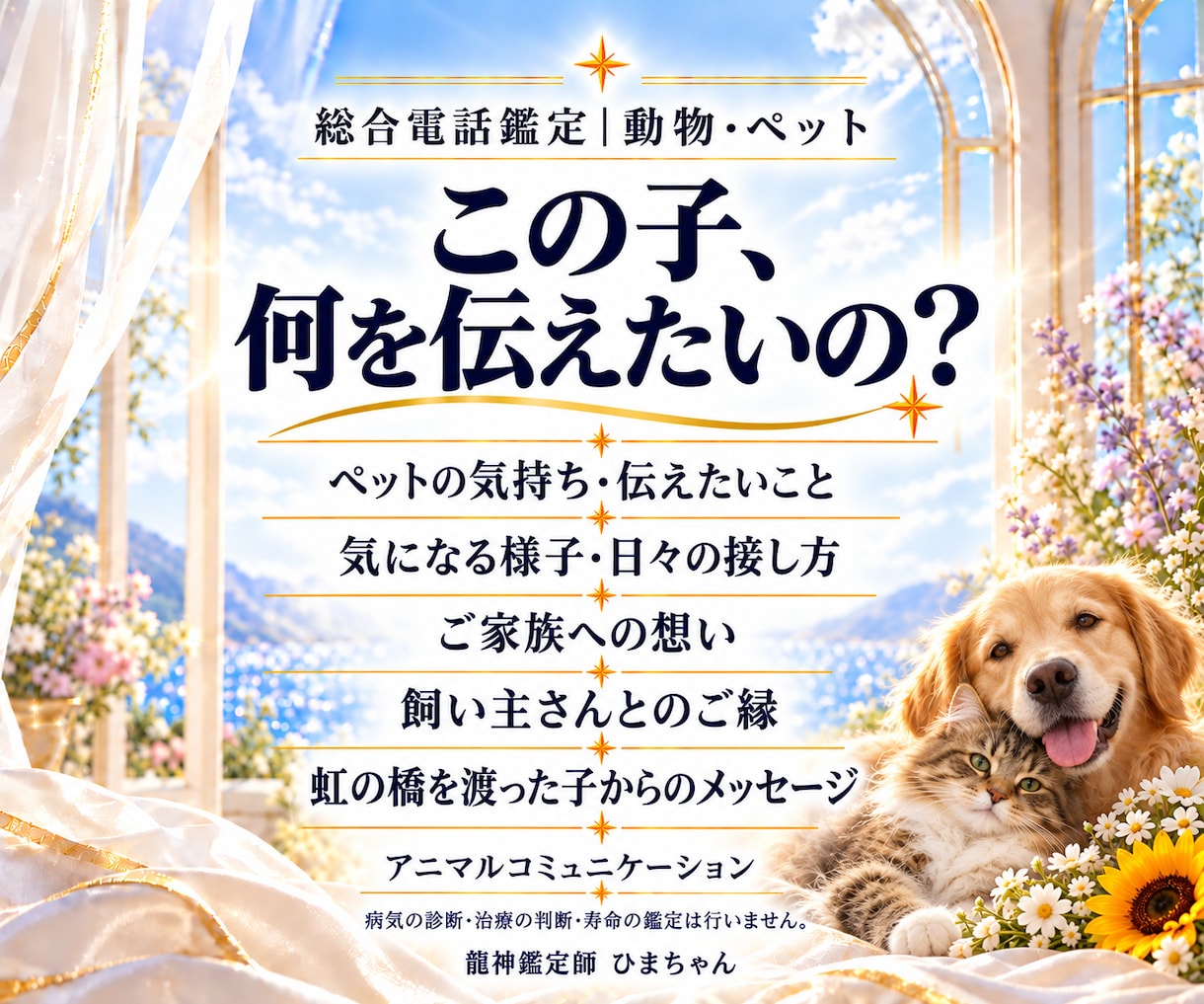 霊視｜恋愛・仕事・人生のお悩みを総合鑑定します 相手の本音・仕事・魂・ペットまで｜電話相談・予約受付中 イメージ9