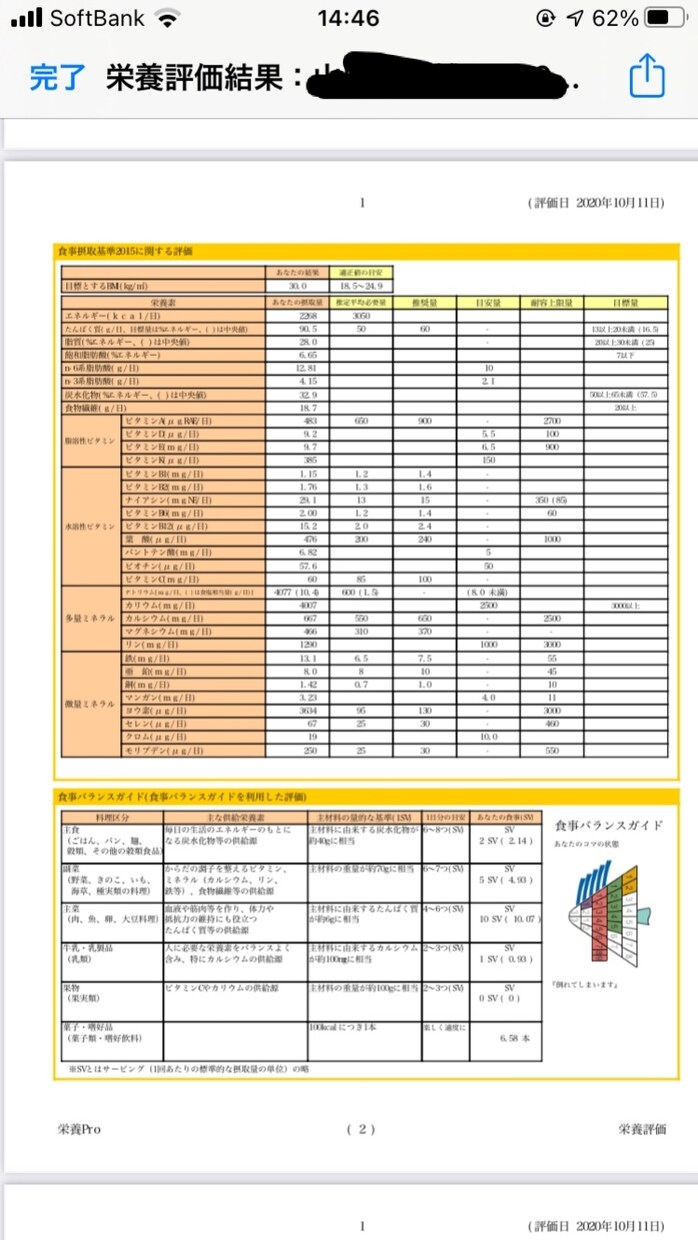 管理栄養士が１日の摂取カロリーを見える化します あなたの食事には何が多くて何が必要か、本当に知っていますか？ イメージ3