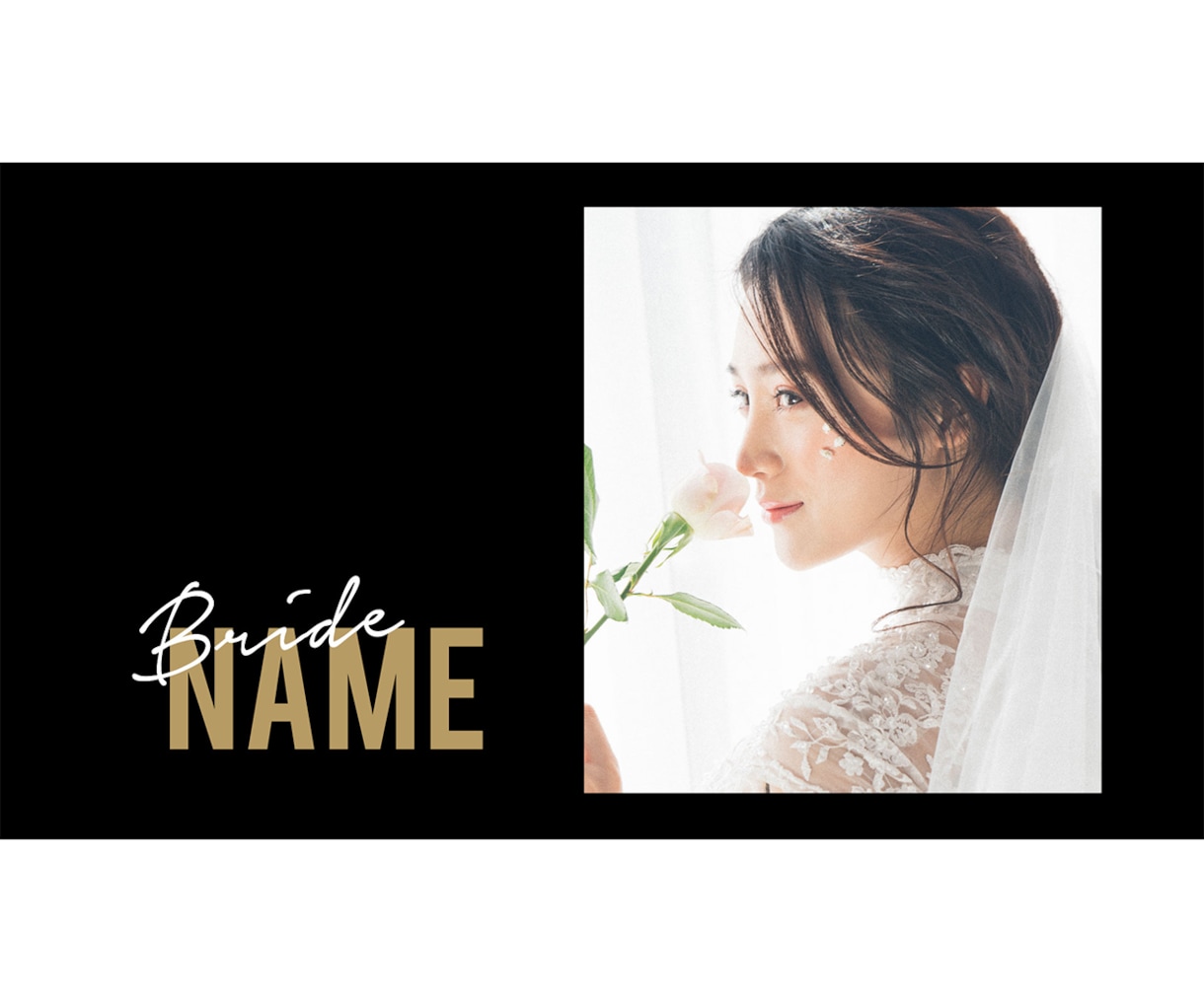結婚式プロフィールムービー（チェキ風）作ります 【修正無制限・DVD発送無料】動画制作実績 3400件以上 イメージ6