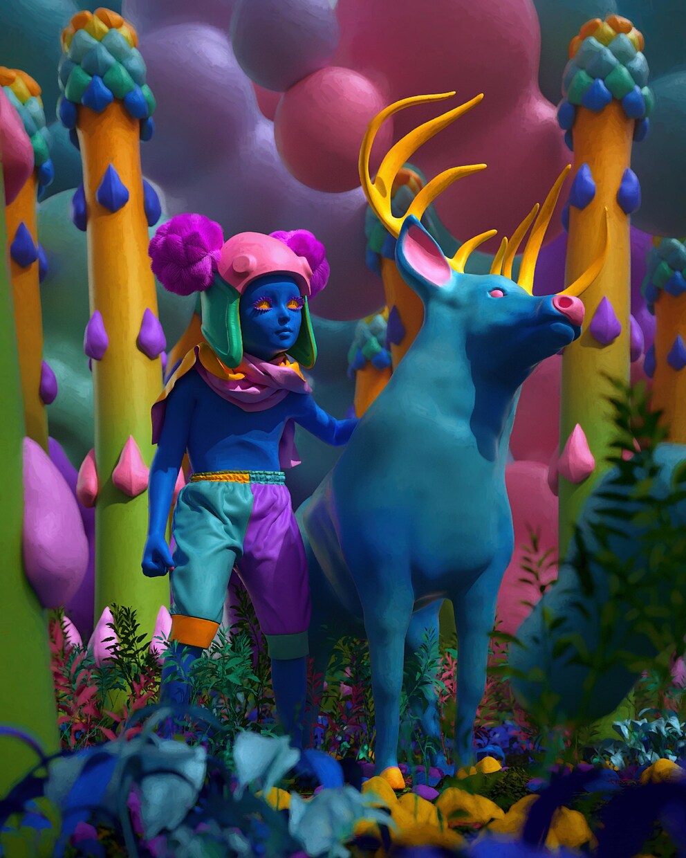 3Dでイラストレーション作ります オリジナリティのあるイラストレーション制作 イメージ3