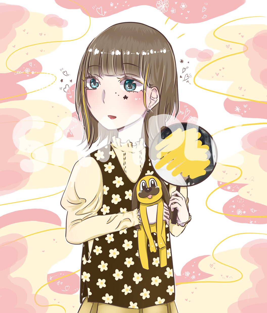 ふわふわな可愛い女の子アイコン・イラスト描きます スピード納品！ぱっと目を惹く女の子描きます！ イメージ4