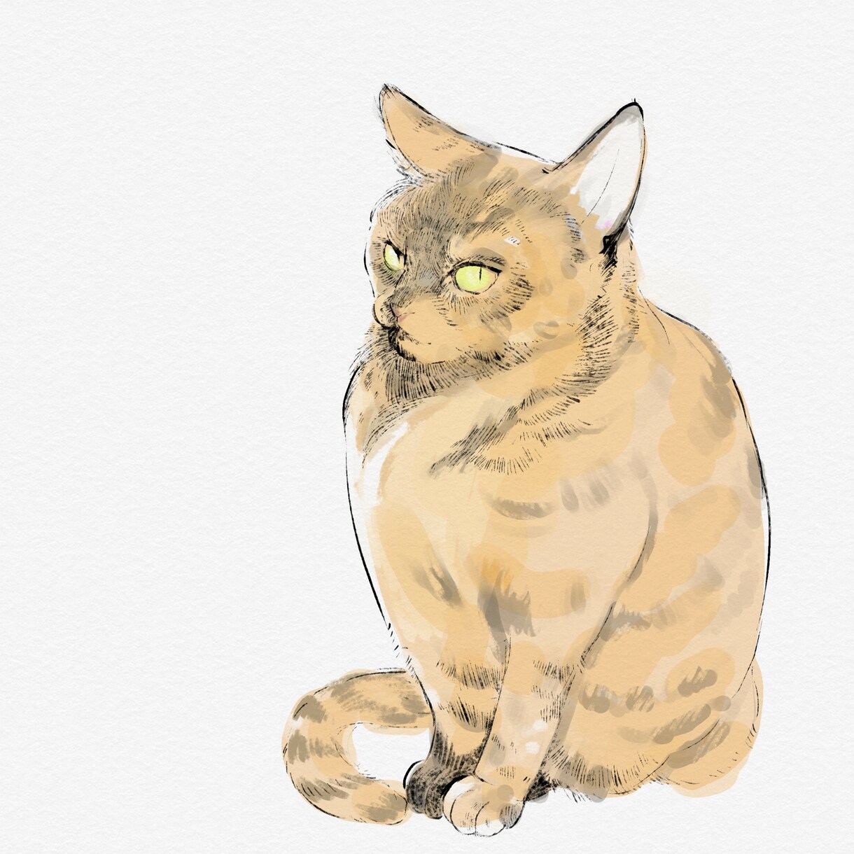ふんわり優しいタッチでペットの似顔絵を制作します アイコンや待ち受けに♪プレゼントにも イメージ3