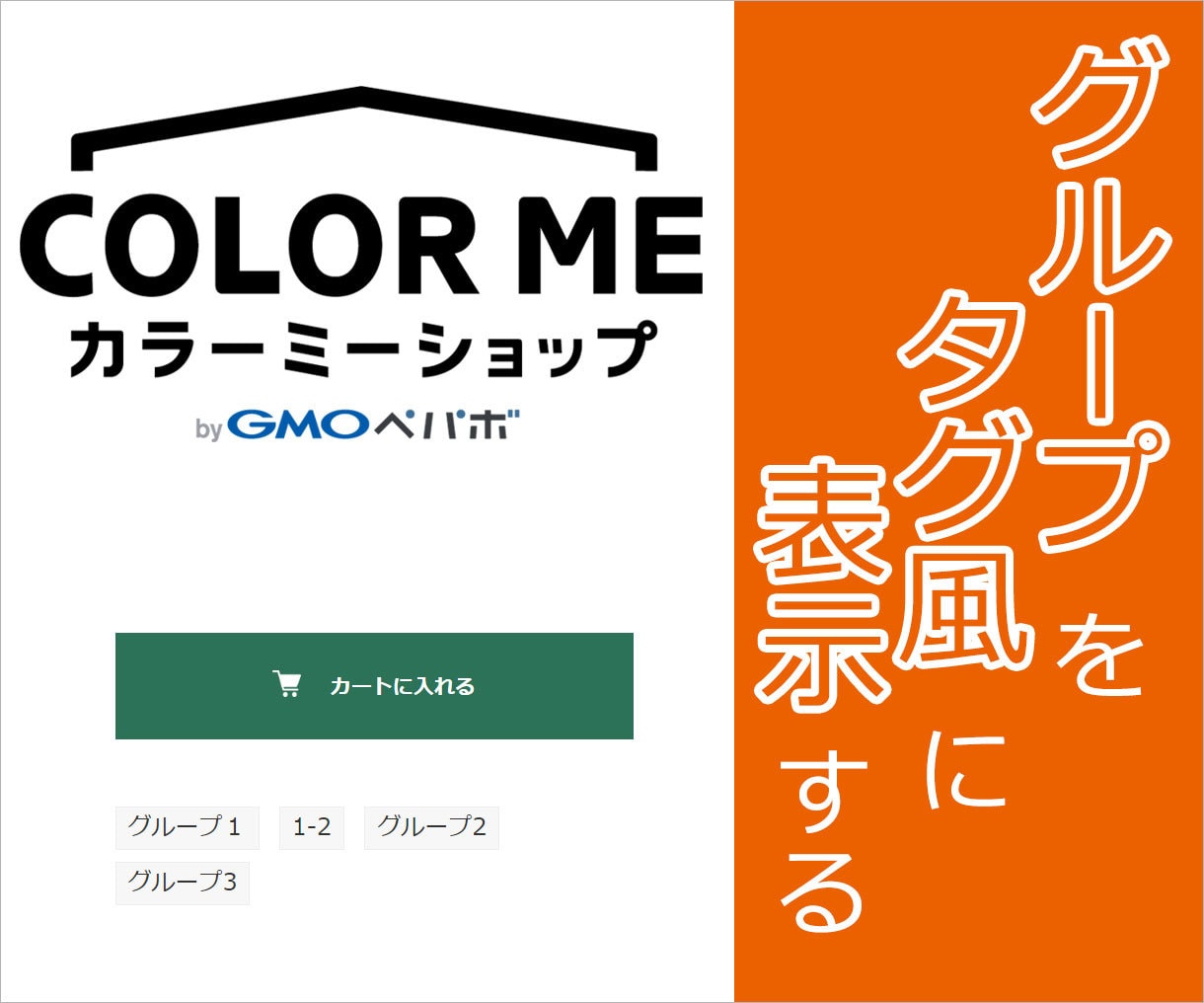 カラーミーショップ グループをタグ風に表示します 使い勝手も見た目も良くカスタマイズ | ココナラ