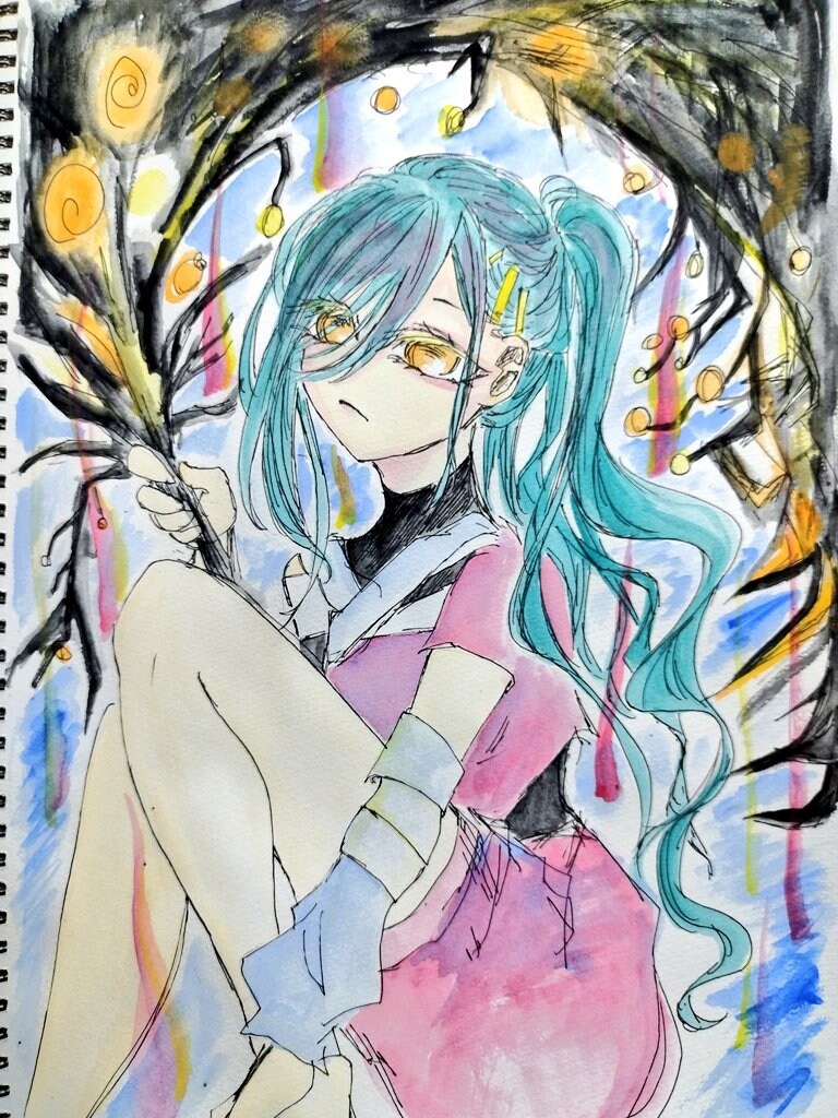 色彩鮮やかでかわいい、かっこいいイラストを描きます ポスターカラーのアナログイラスト基本とし女の子を主に描きます イメージ2