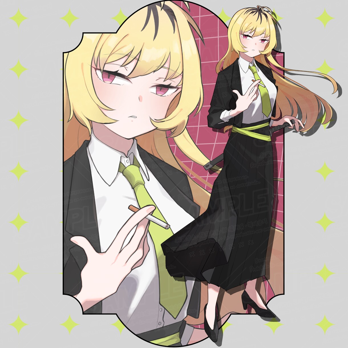 TRPGにおすすめの立ち絵をお描きします 頭からつま先まで！全身立ち絵5000円ぽっきり！ イメージ4