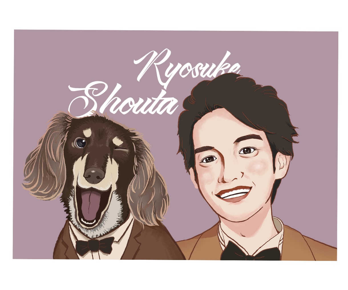 ペットの似顔絵♥リアルでおしゃれなイラストにします 魅力や質感をリアルに表現しつ☛おしゃれにポップに仕上げます♪ イメージ3