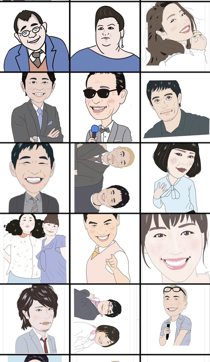 リアルよりの似顔絵作成します 名刺やプレゼントに最適。簡単なイラストも作成します。 イメージ2