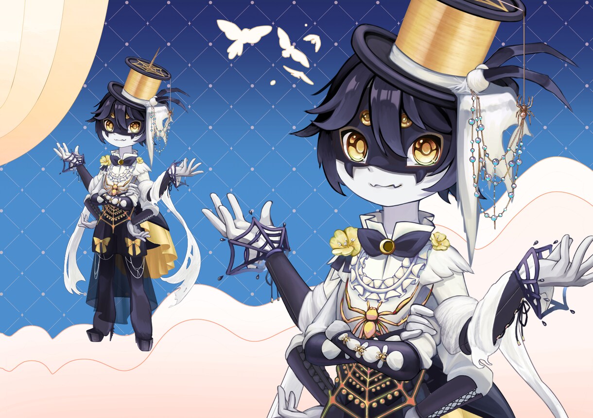 VTuber   IRIAMの立ち絵を描きます 理想のキャラクター作りをお手伝いします！ イメージ3