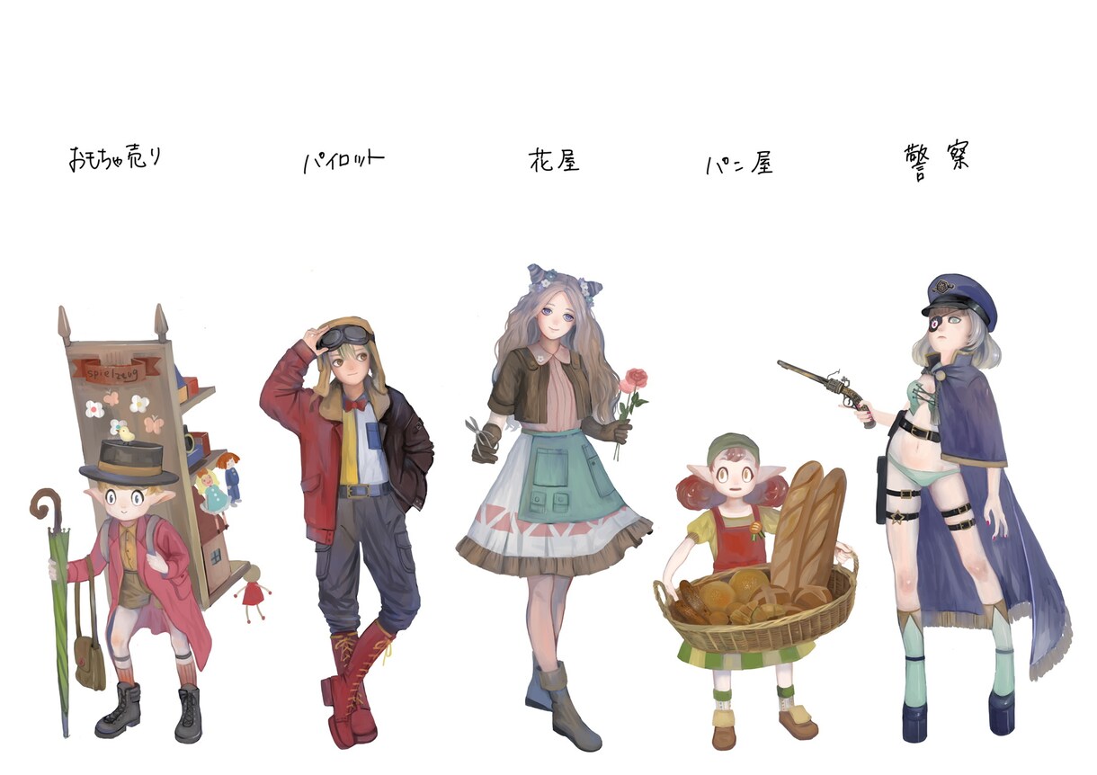 ご希望のイラストお描きします アイコン、立ち絵、一枚絵などなんでもご相談ください！ イメージ3