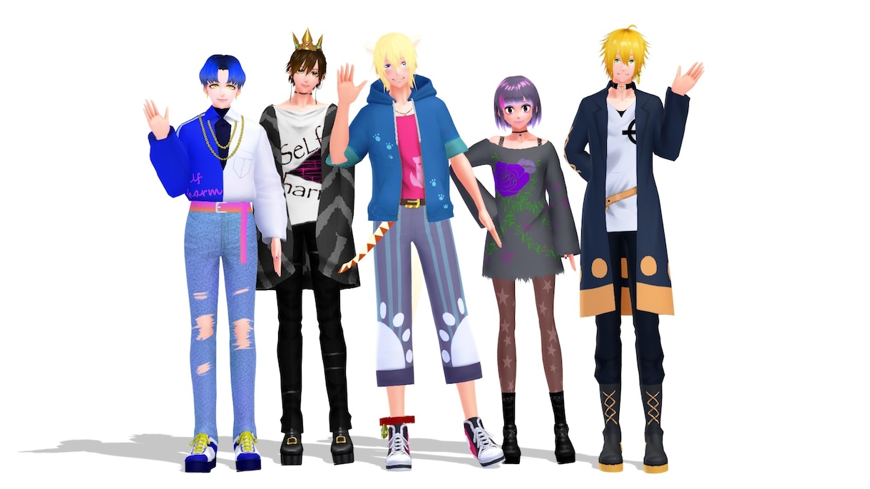 Vtuber3Dモデルをハイクオリティで制作します vroid形式だからお着替え簡単！ イメージ4