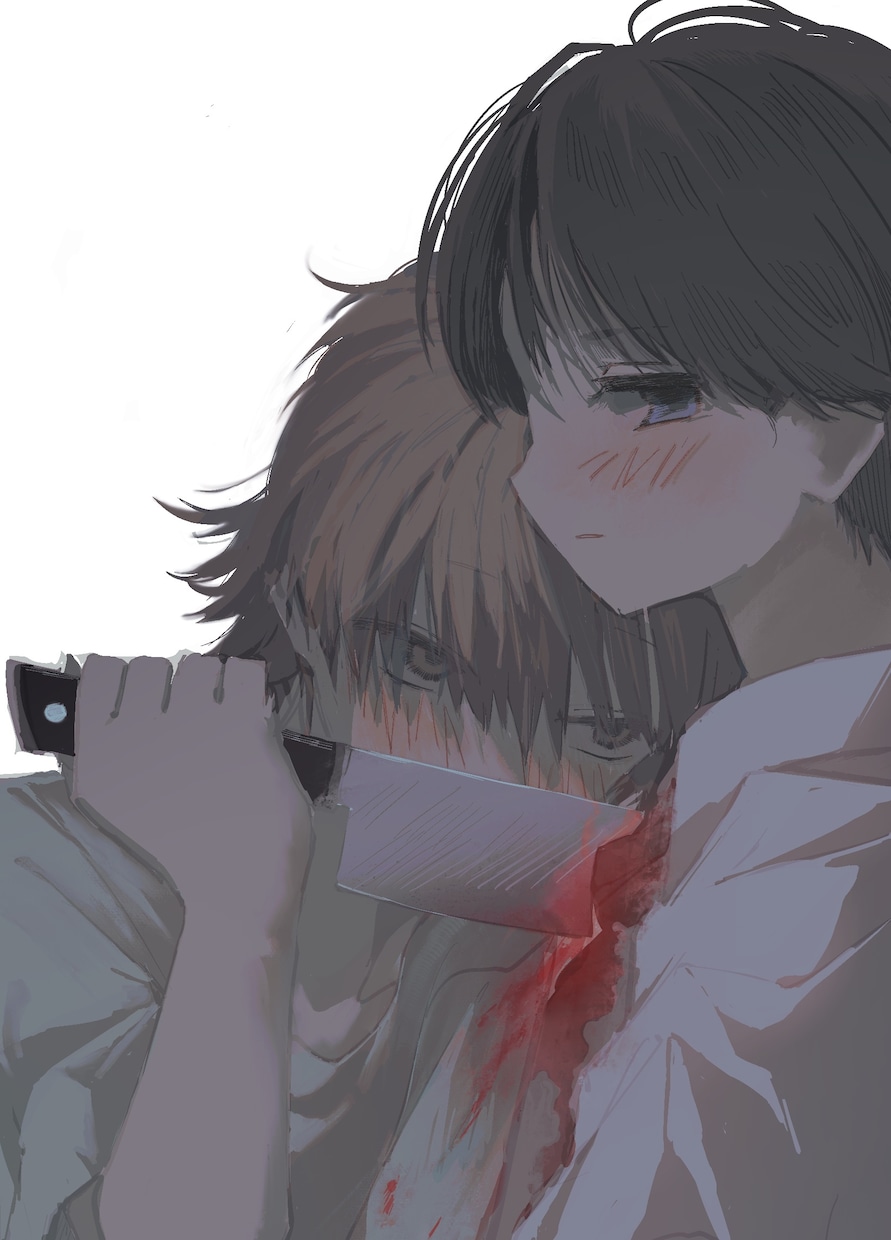少年・少女のイラストを描きます 儚く鬱くしい思春期のイメージイラスト イメージ2