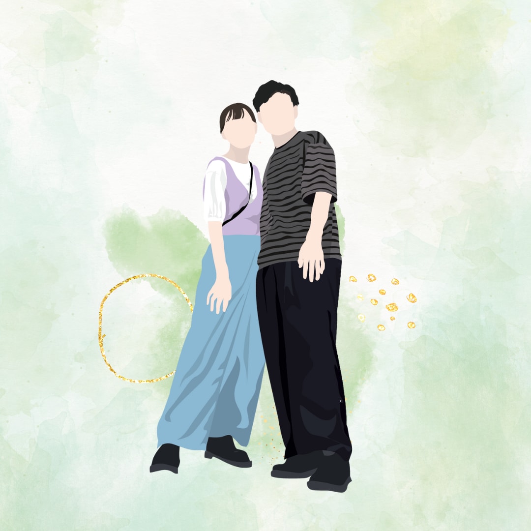 思い出の写真をイラストにします SNSアイコンに、大切な記念日に、特別な人へのプレゼントに！ イメージ8