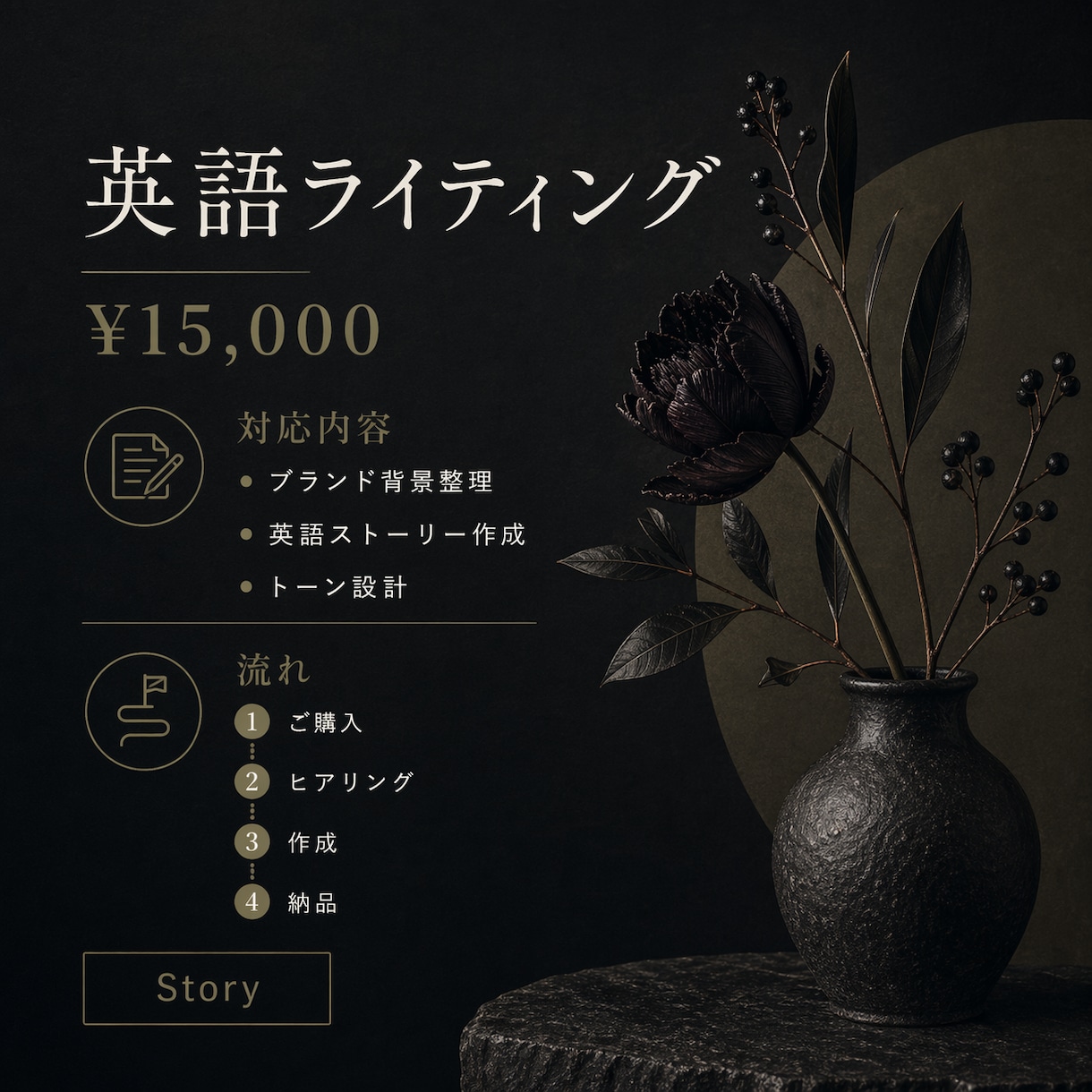 ブランドストーリーを英語で書きます 想いが伝わるAbout Usを作ります イメージ3