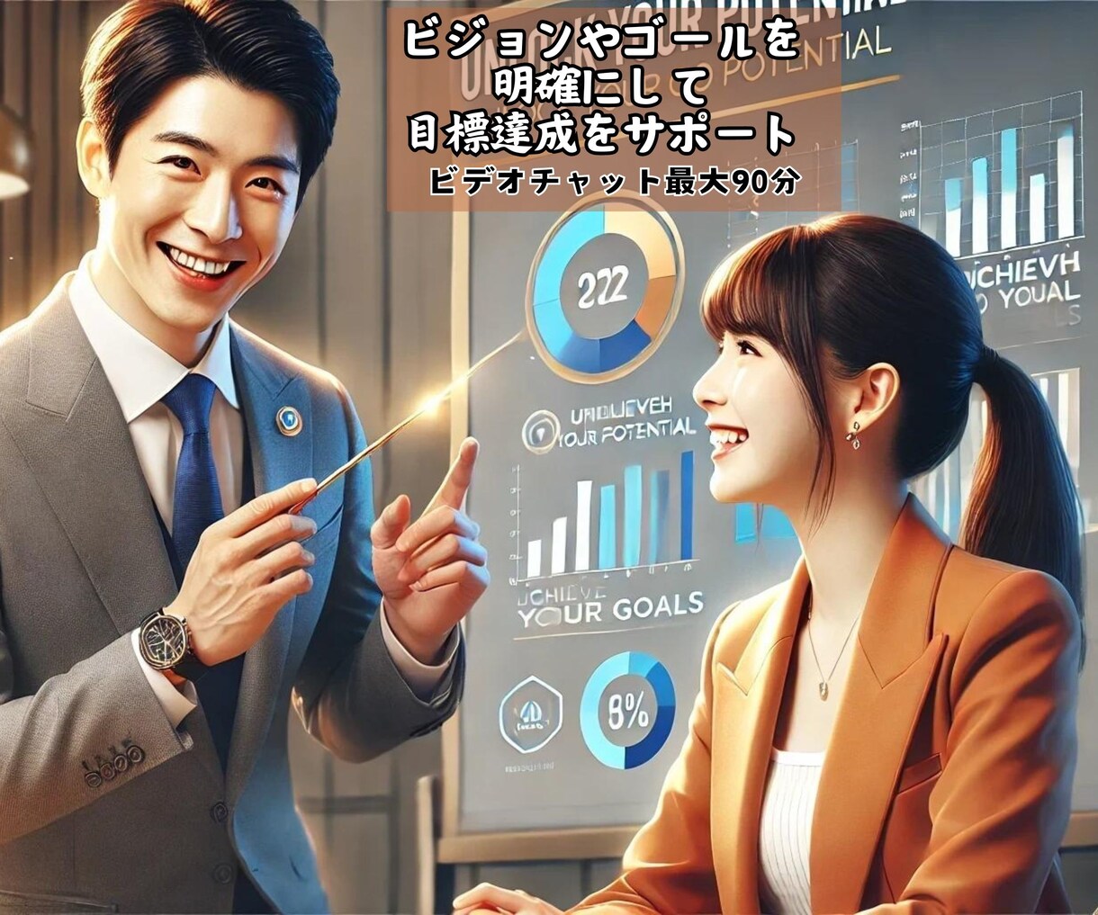 叶えたい夢の実現に向けて全力でサポートします 寄り添い伴走で成功のための第一歩を一緒に踏み出しましょう✨ イメージ1