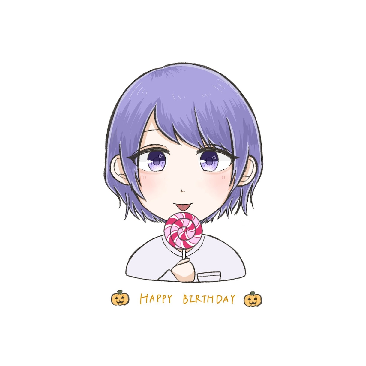 SNS用デフォルメアイコン描きます ❁﻿ペンライト・ぬいぐるみ等の追加オプションあり❁﻿ イメージ4