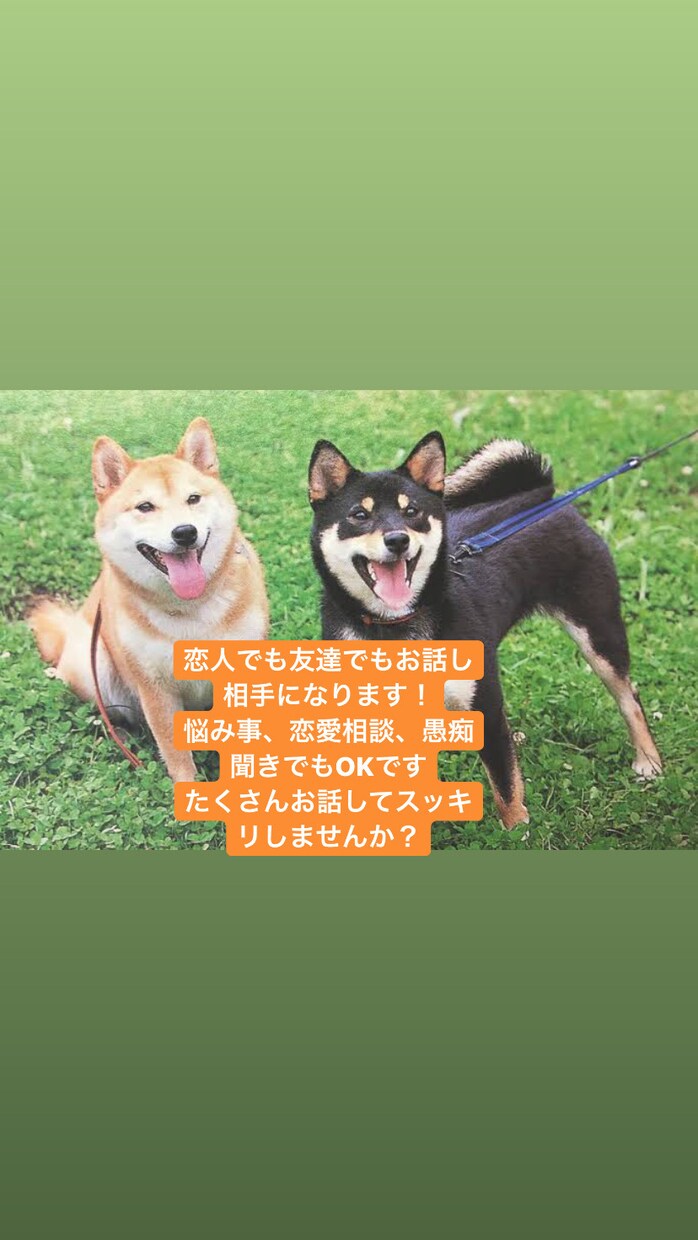 どんなお話相手にでもなります 恋人でも友達でもあなた好みの設定でお喋りを楽しみましょう!! イメージ1