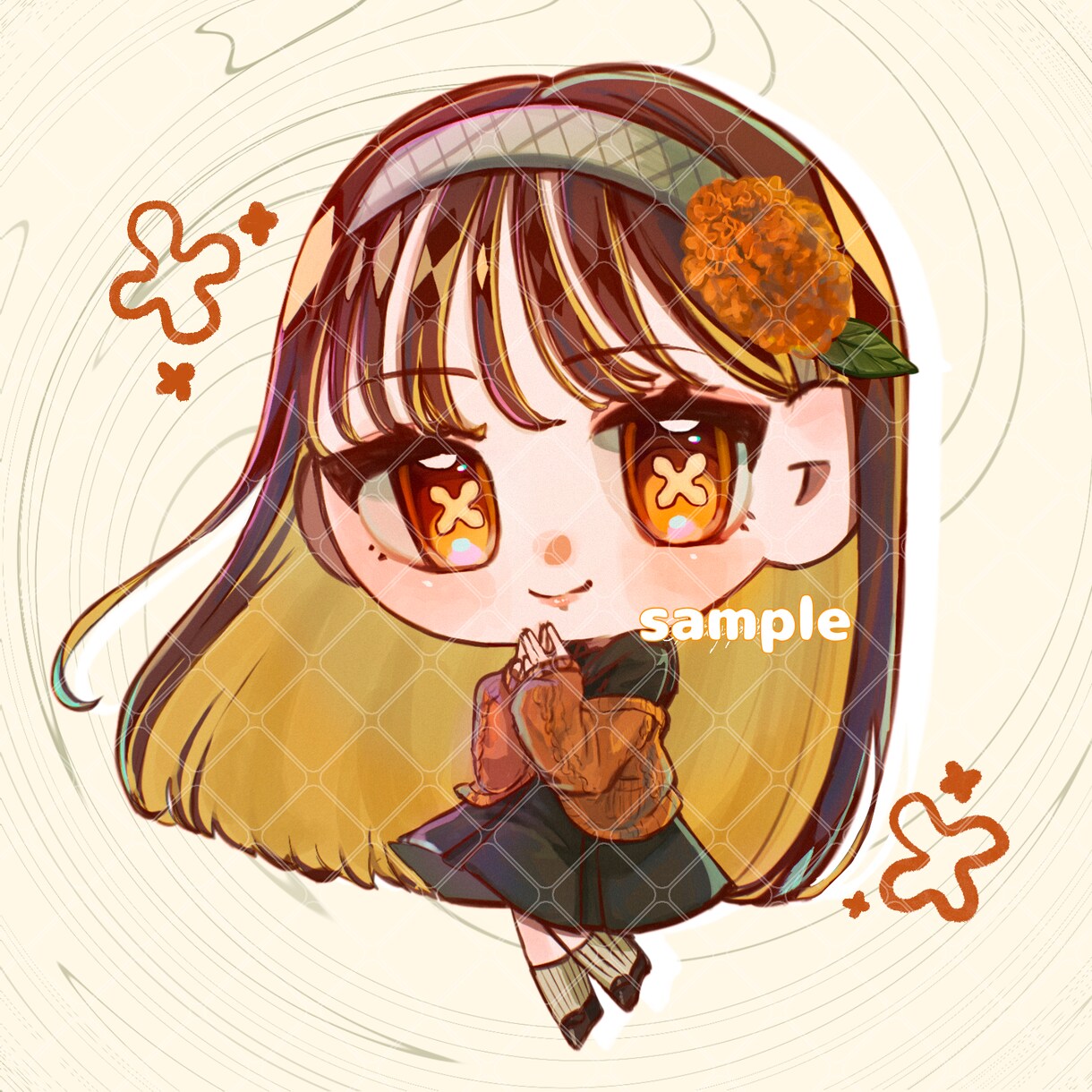 ミニキャライラスト描きます グッズ等に合うかわいい絵柄です イメージ4