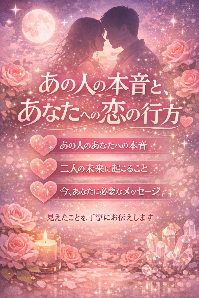 この恋、続く？終わる？正直に占います 実はもう決まっている、二人の未来 イメージ1