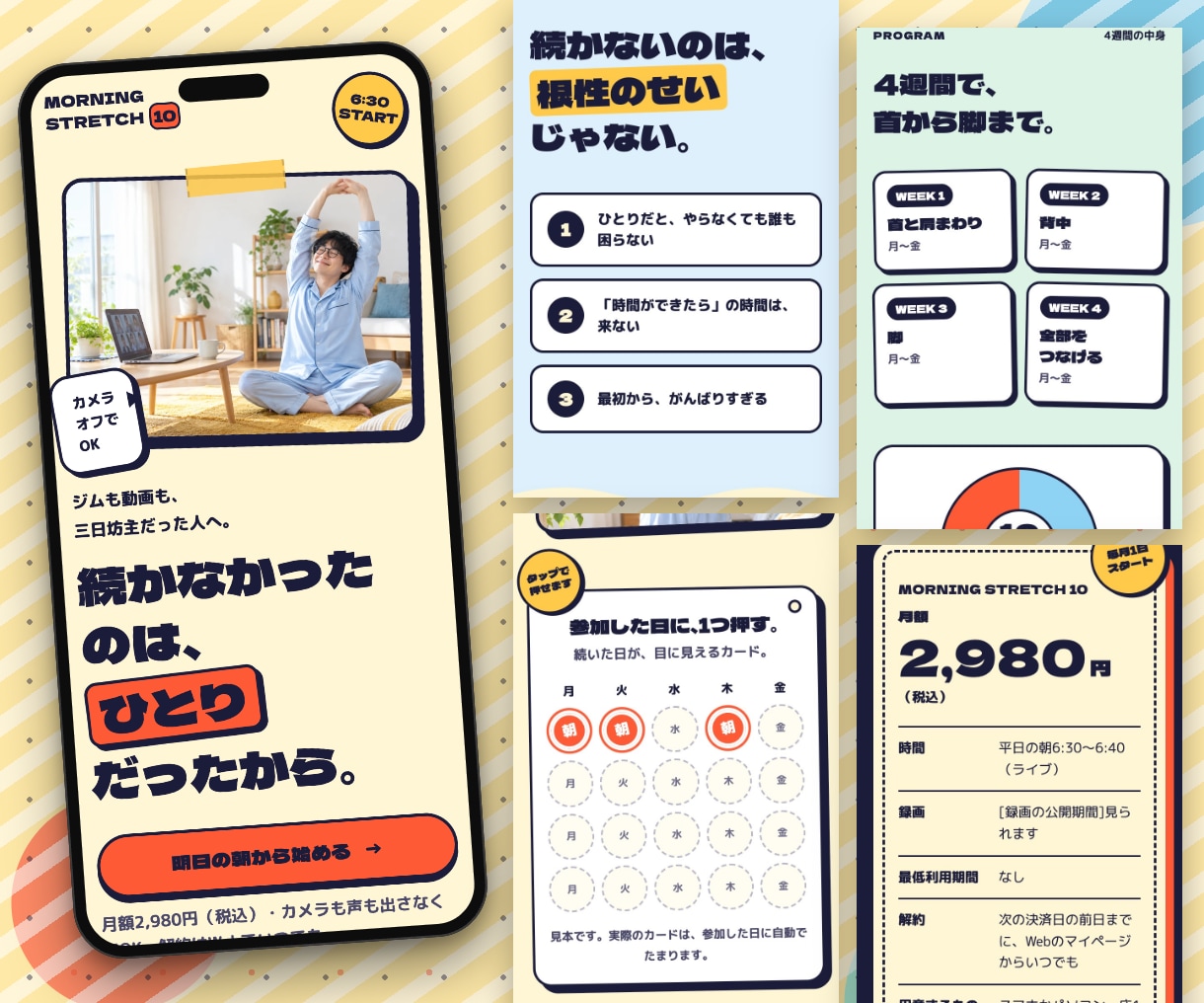 原稿ゼロOK！構成〜公開まで丸ごとLP作ります 構成案を見てから決められる｜写真なしOK｜月額0円 イメージ2