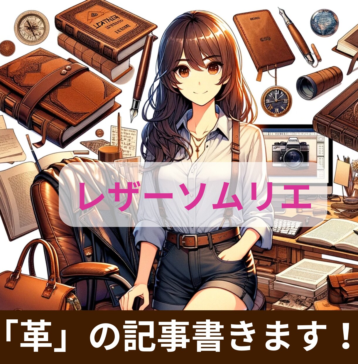 レザーソムリエが「革」関連の記事作成します 革好きが革の魅力を伝える記事を書きます！ イメージ1