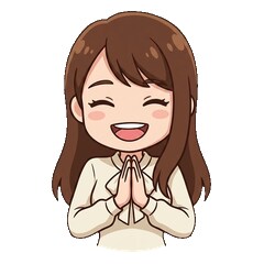 プレゼントに似顔絵LINEスタンプ作ります 写真1枚から最短3日。よく使う16文言の似顔絵スタンプに イメージ2