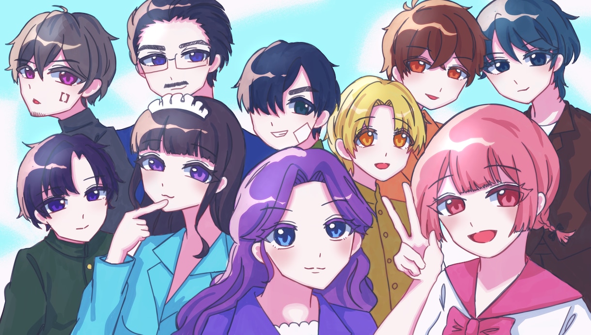 最短即日！可愛いイラスト描きます 商用可◎全身立ち絵や動画サイズサムネイル描きます イメージ7