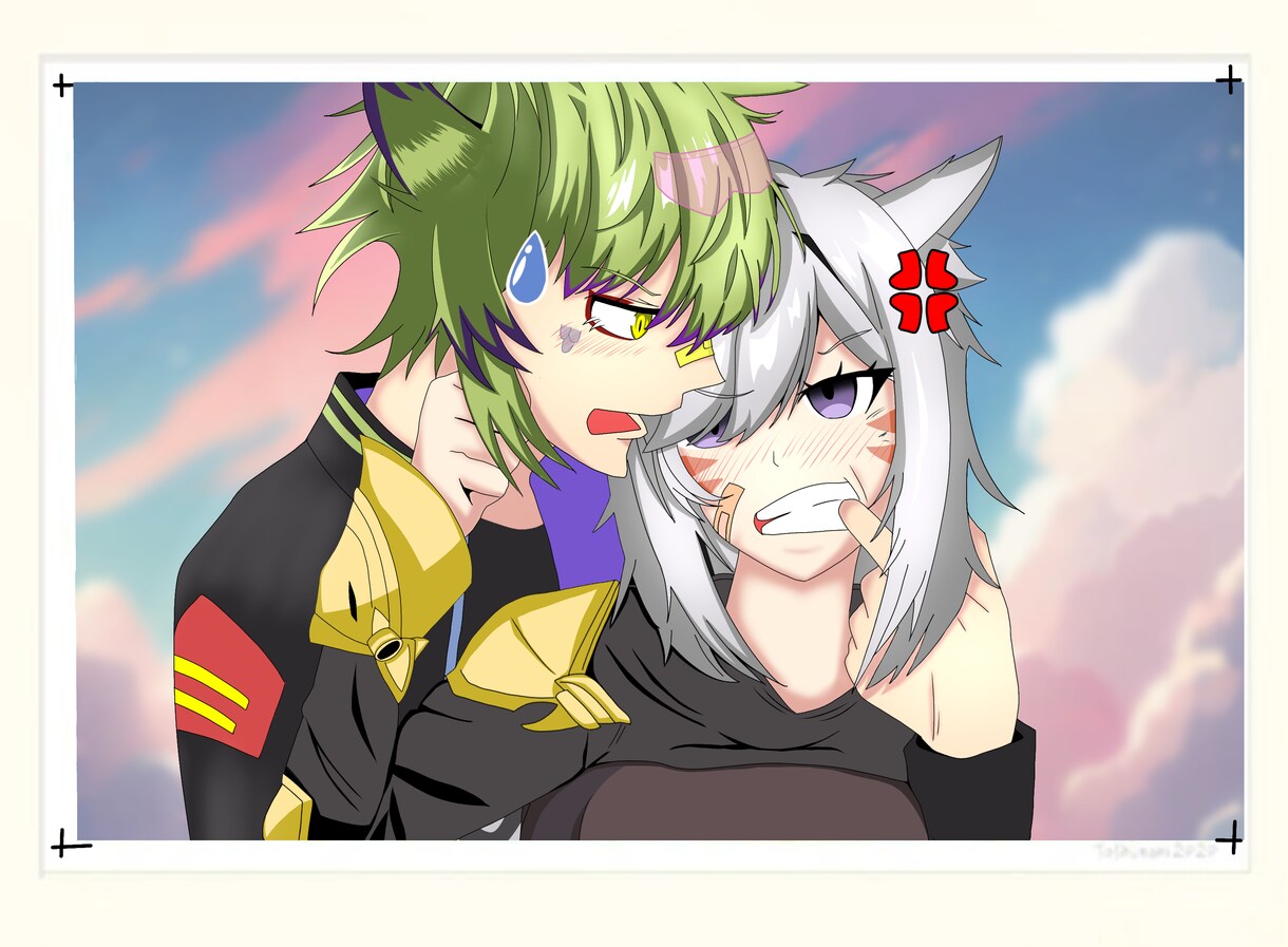 キャラクターイラストを制作致します 一次創作、二次創作どちらでも描きます。 イメージ1