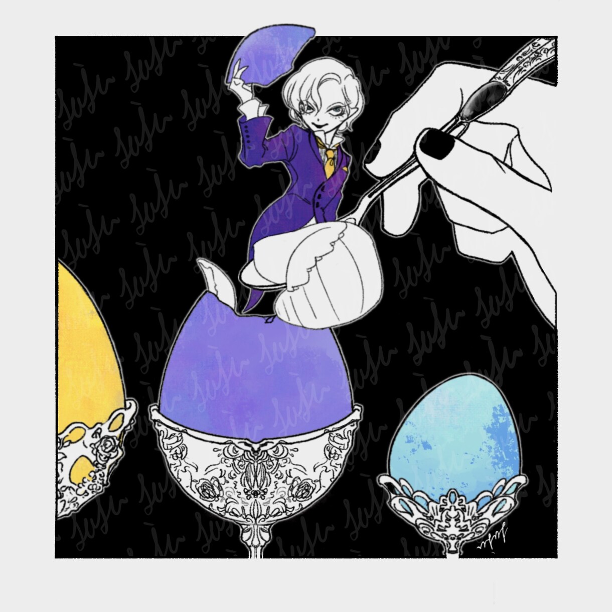 一枚絵描きます 昏く鮮やかな彩りをあなたの世界に イメージ3