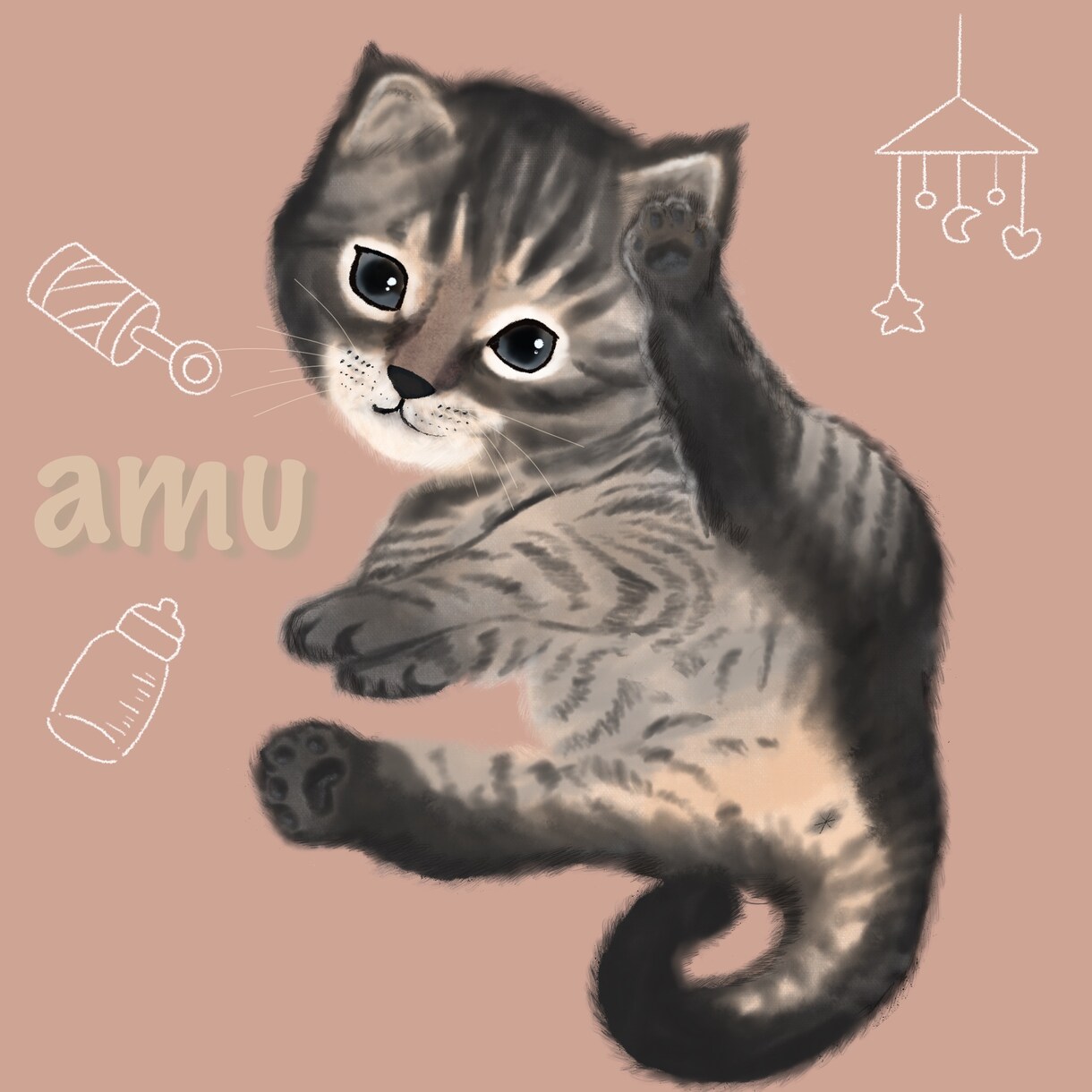 ペットや人物の似顔絵イラストを描きます 色デザインなど希望に沿ったイラスト作成します。 イメージ1