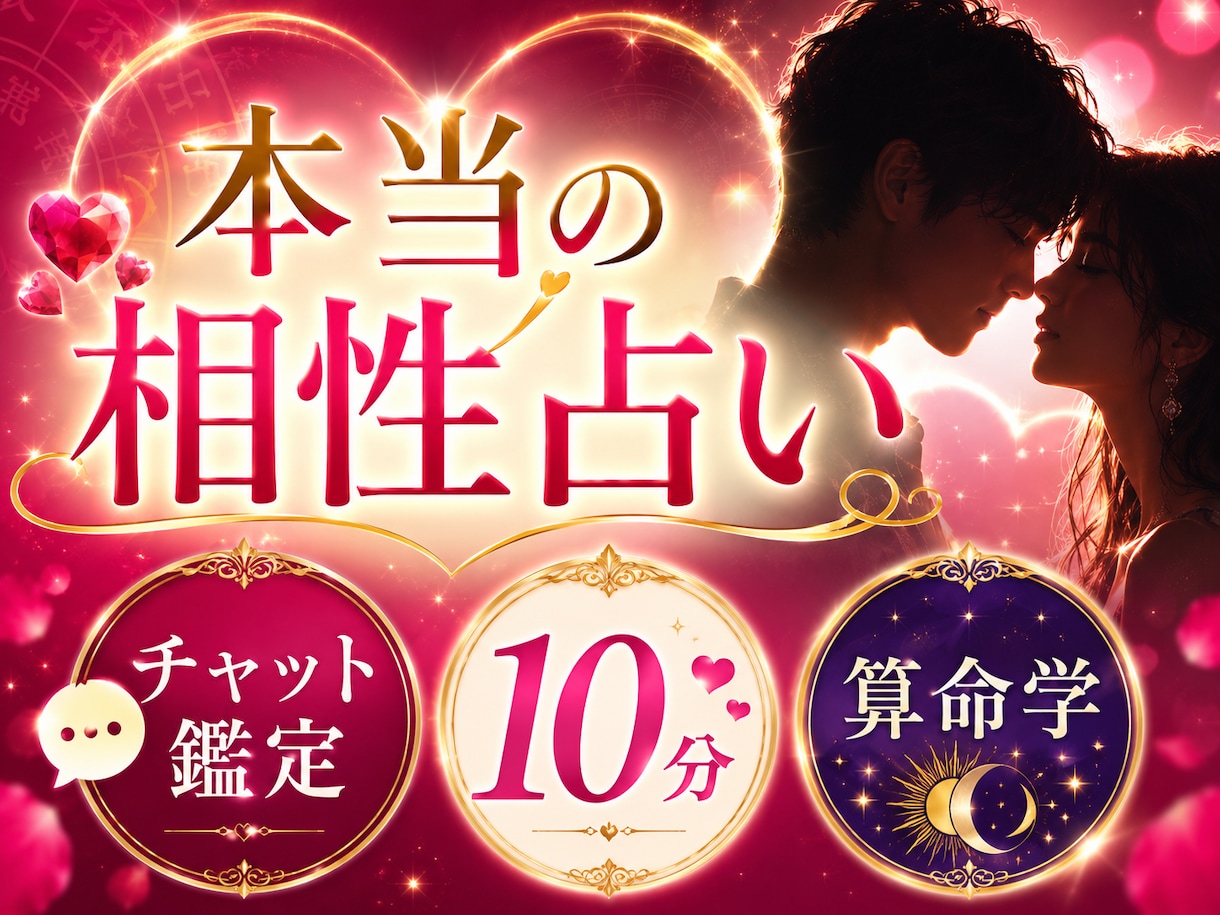 知らないと損する！ふたりの「本当の相性」を占います 生年月日から惹かれ合う理由と恋愛タイプをチャット鑑定♡ イメージ1