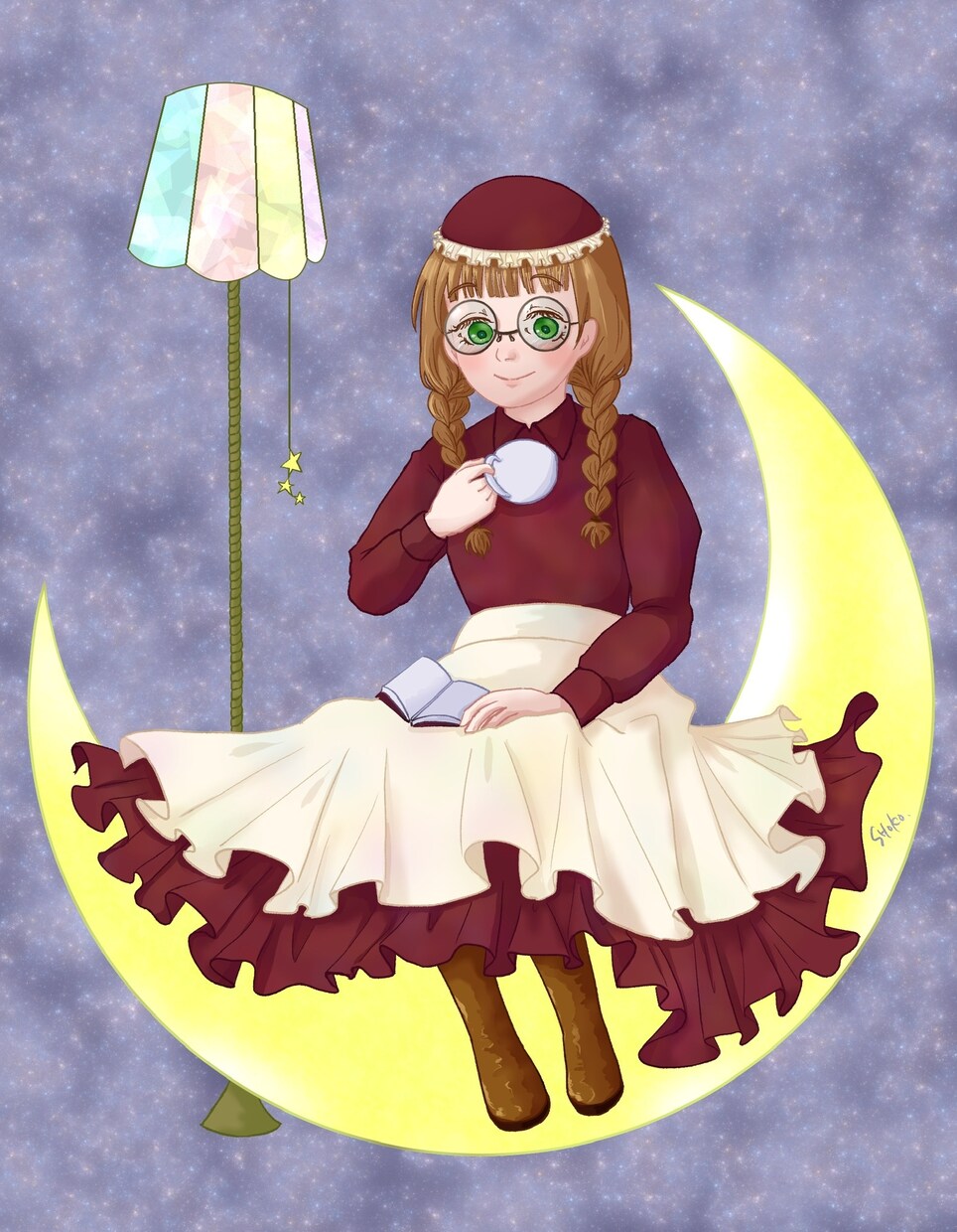 幻想的でかわいい女の子のイラストを描きます カラーリングや衣装などのデザインも提案させていただきます。 イメージ1
