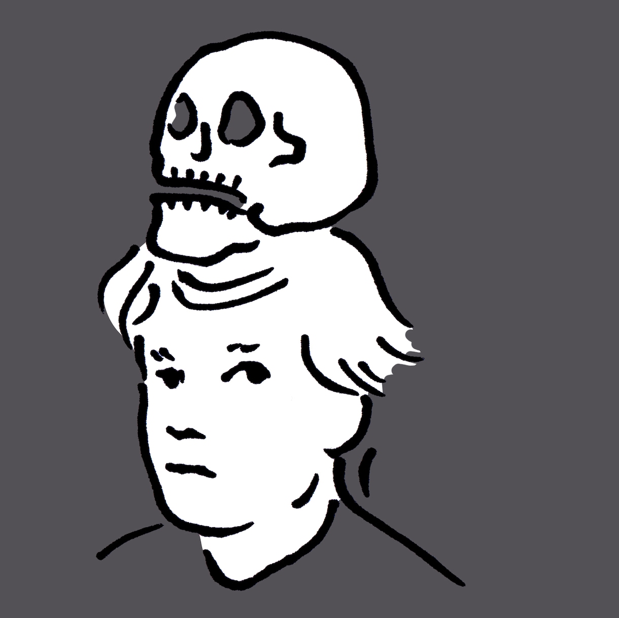 太めのシンプル線で可愛らしくイラスト描きます 似顔絵、アイコン、印刷物への挿絵など、広くご利用いただけます イメージ3