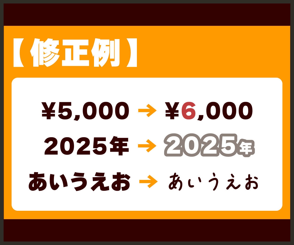 Illustratorデータ修正を承ります 【現役デザイナーが担当】文言変更・画像追加などの修正作業 イメージ2