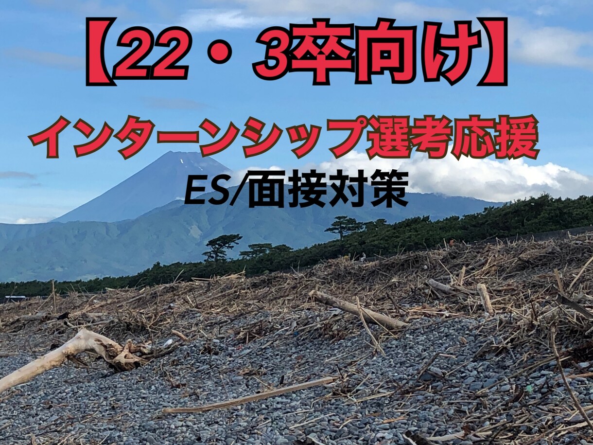 22・3年卒就活生/インターンシップ選考応援します ES・面接対策/採用面接との違い/全力で応援します！ イメージ1