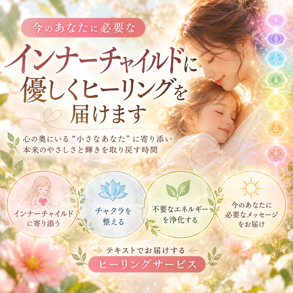 インナーチャイルドに優しくヒーリングを届けます 今の悩みから小さなあなたに寄り添い、メッセージをお届けします イメージ1