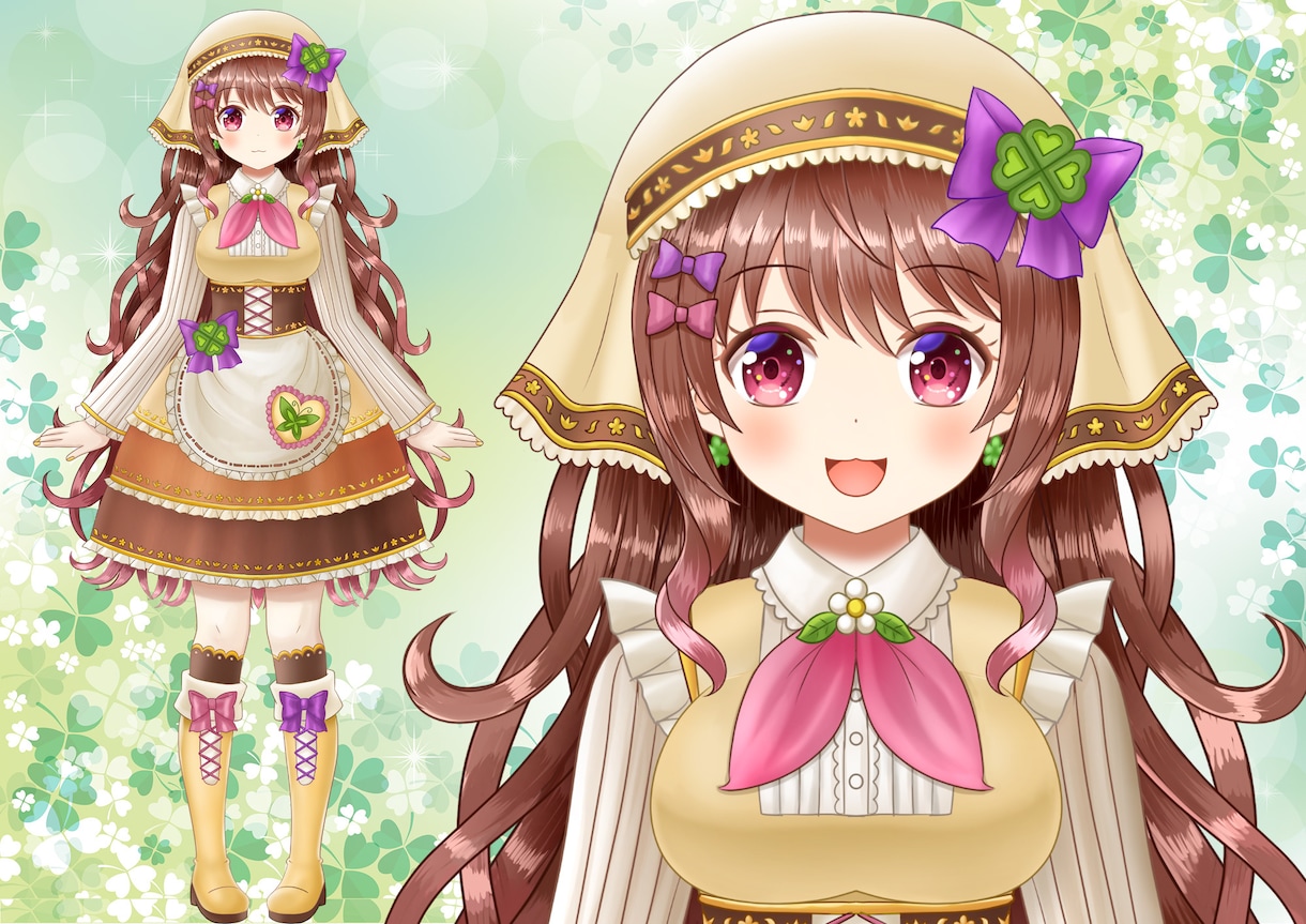 全部込みVTuberのLive2Dモデリングします キャラデザ～Live2Dモデリングまでの一括プラン！ イメージ6