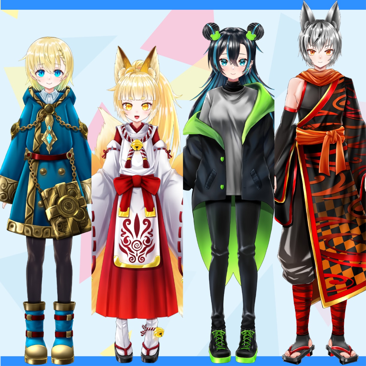 キャラデザイン＆Live2Dモデリング制作します お見積り・ご相談だけでもOK！ イメージ5