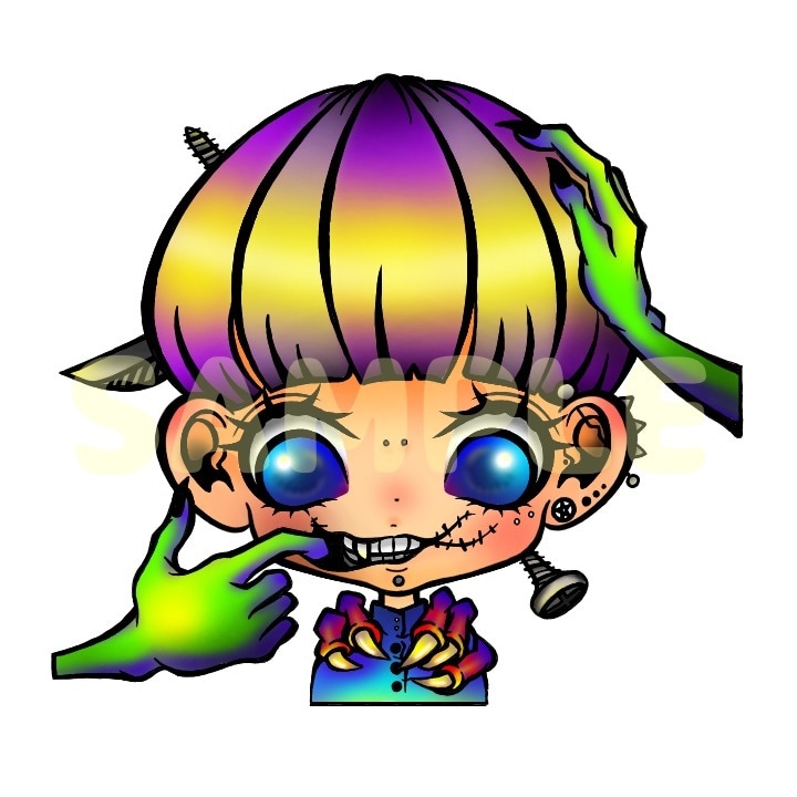 個性豊かなアイコンお描きします 好きなもの詰め込みアイコン！！ イメージ1