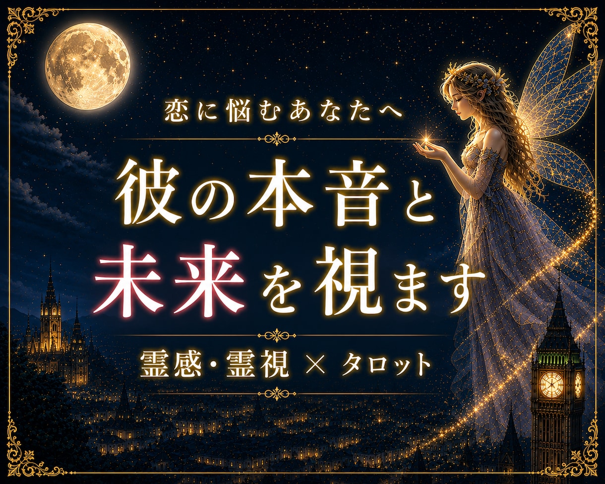 霊感・霊視×タロット｜彼の本音と未来を占います ・大手電話占い会社所属|本音と現実をよみときます。 イメージ1