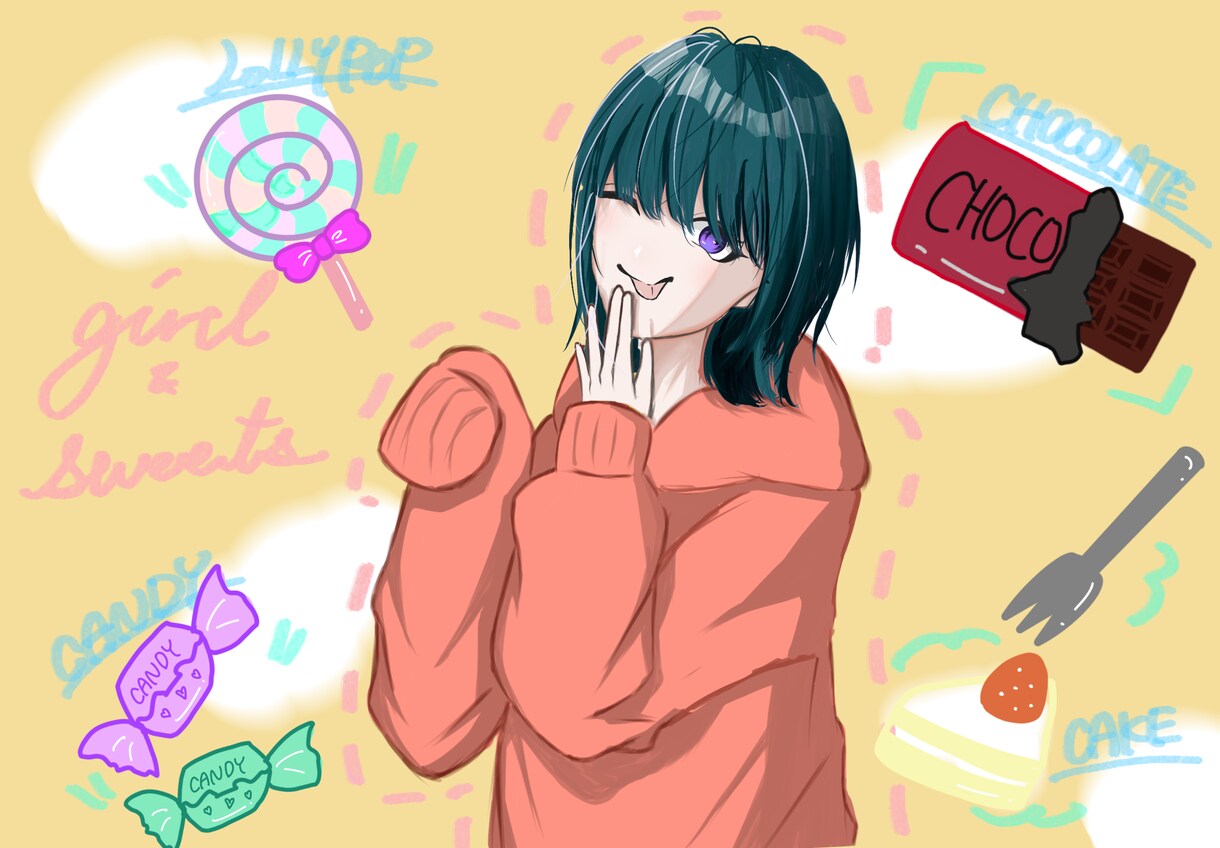 人でも人以外でも！イラスト描きます ふわふわしたイメージからアニメ調の絵までお描きします！ イメージ2