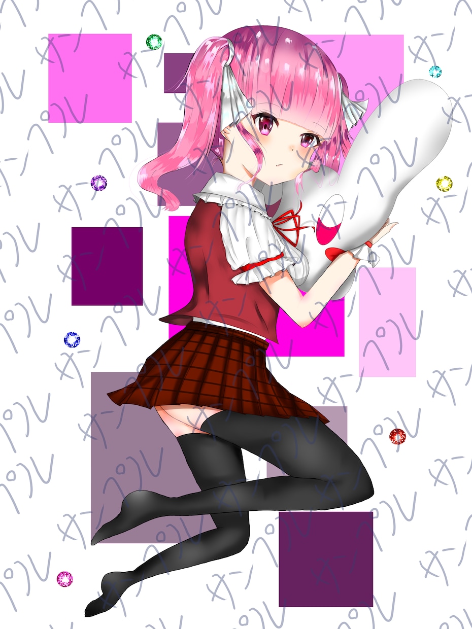 格安！とてもかわいい満足するイラスト描きます アイコン、動画のサムネ、キャラデザイン,立ち絵等 イメージ7