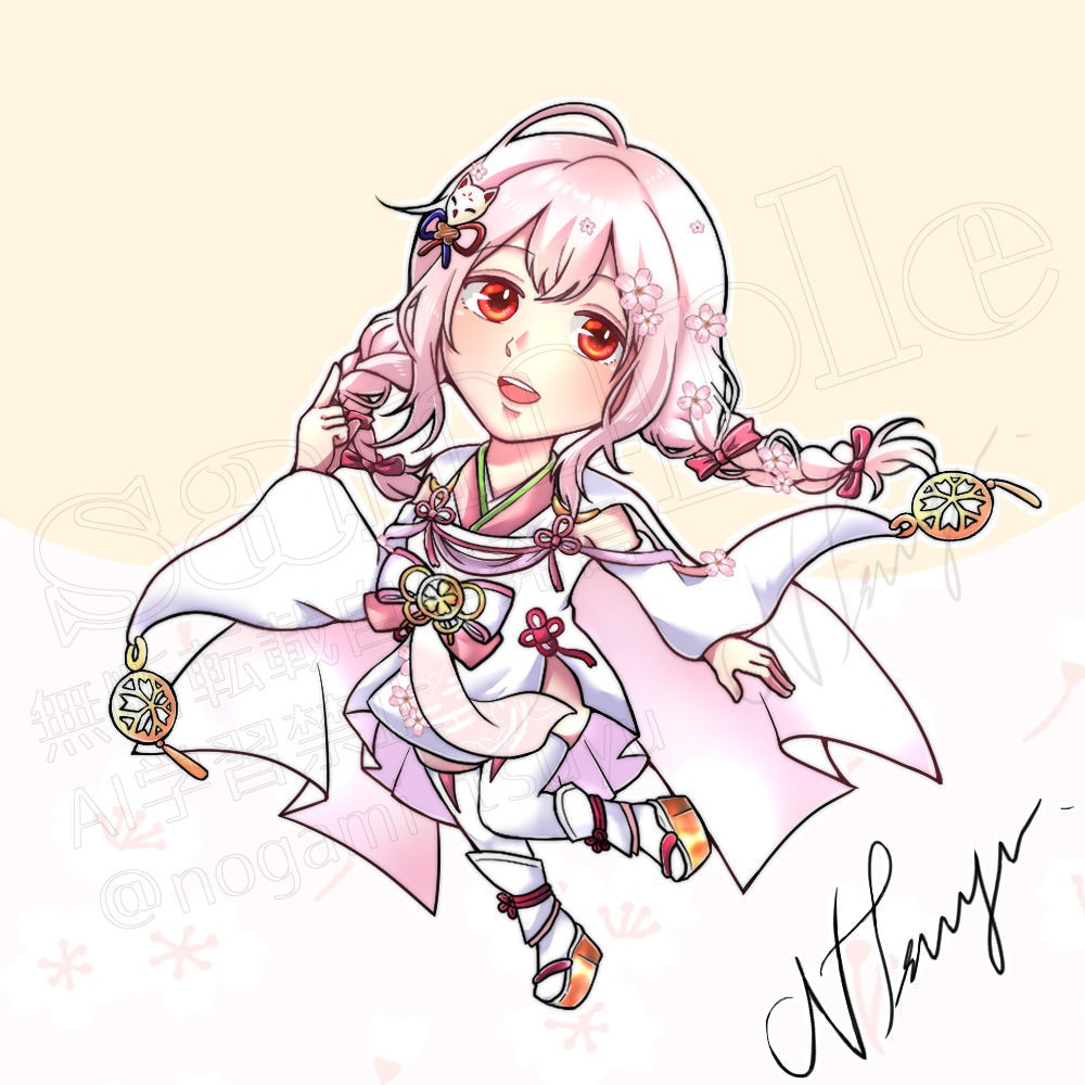 商用OK！SNSアイコン・配信用ミニキャラ描きます Vtuber・配信者さん歓迎！シンプルポップなミニキャラ イメージ2