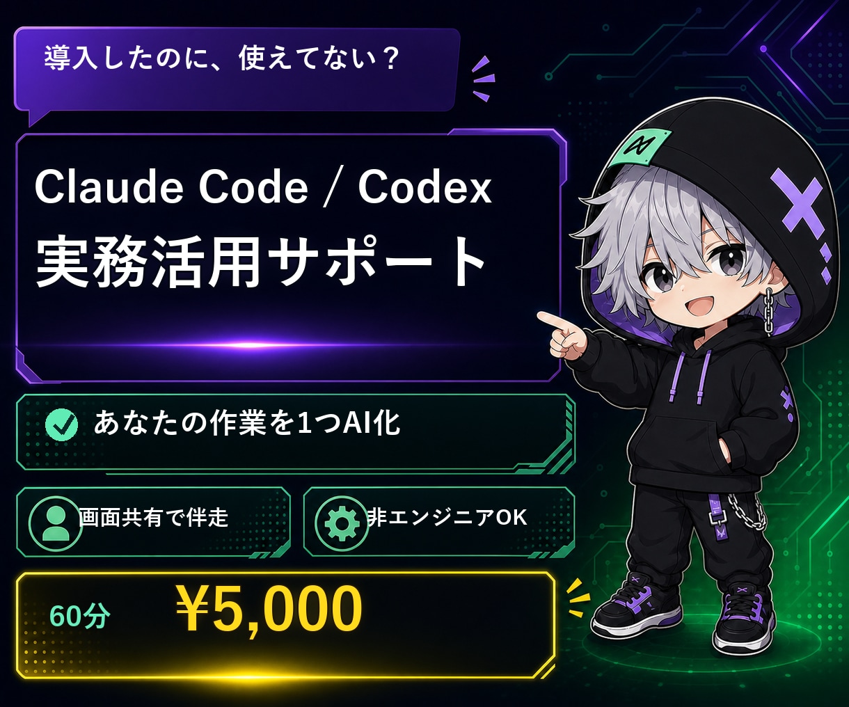 Claude Codeをあなたの右腕にします Claude Code/Codexで作業を効率化 イメージ1