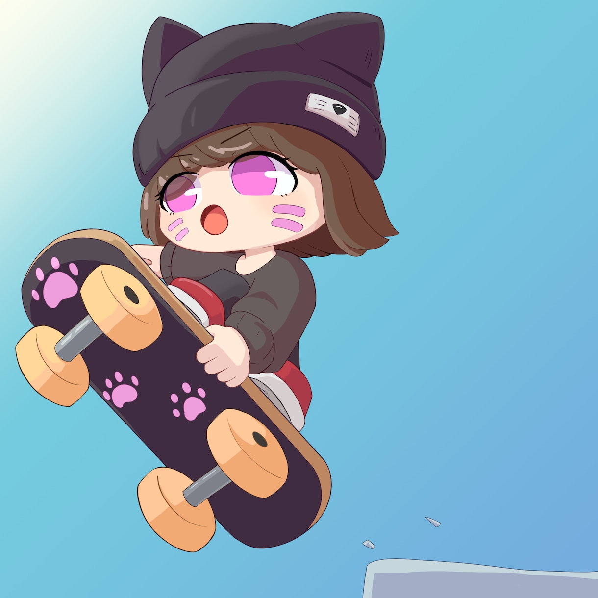 動きのある2〜3等身ミニキャラ描きます 自分だけのオリジナルイラストを イメージ1