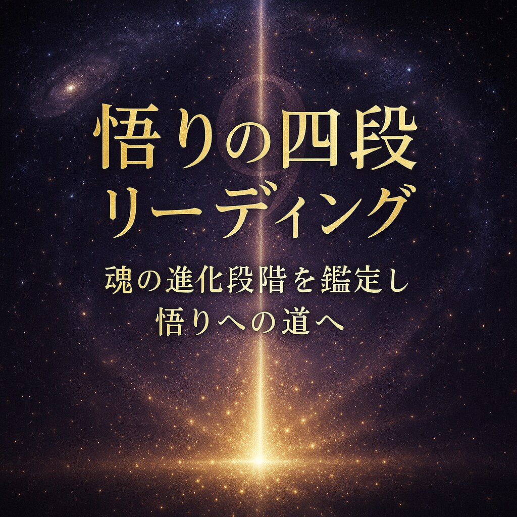 悟りの四段階リーディングで魂の進化段階を鑑定します 九次元意識と響き悟りの四段階から魂の成長を読み解き次なる光へ イメージ3
