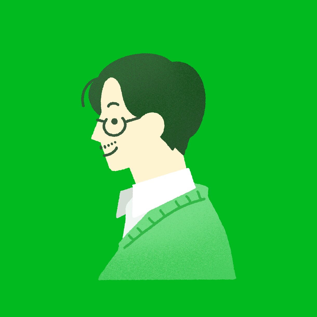 ゆるかわいい似顔絵のSNSアイコンイラスト描きます プロフィール画像にぴったりのフラットなデフォルメイラスト イメージ5