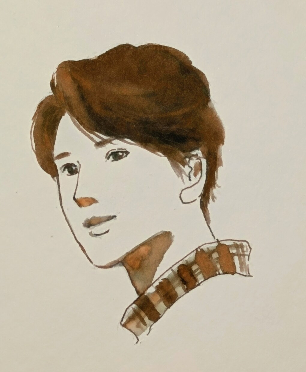 ゆるふわアイコン｜やさしく届く似顔絵、お描きします セピア色のやさしさで、あなたの印象をそっと引き上げるアイコン イメージ8